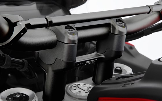 Lenkererhöhung ERGO Ducati Multistrada V4 - schwarz - 25mm - Bild 1