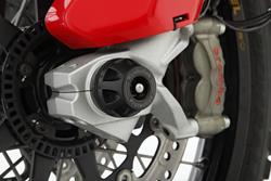 Achs-Schutzpads DOUBLESHOCK DesertX Rally - schwarz - vorne