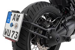 Kennzeichenträger SWING für Kardan-Montage R 12 - schwarz Kennzeichenträger SWING für Kardan-Montage R 12 - schwarz