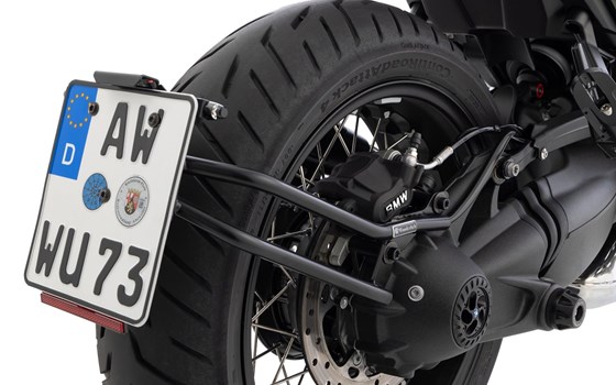 Kennzeichenträger SWING für Kardan-Montage R 12 - schwarz - Bild 1