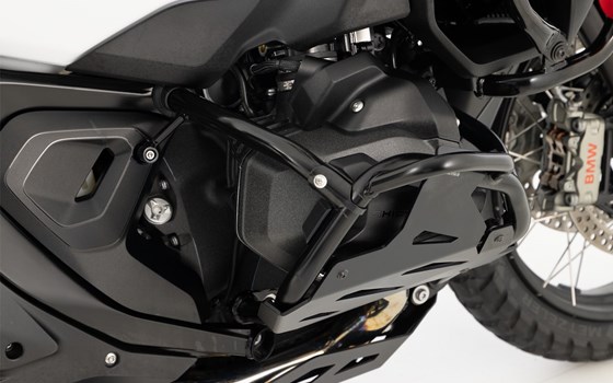 Verstärkungsstrebe für original Motorschutzbügel R 1300 GS - schwarz - Bild 2