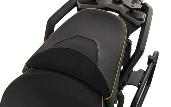 Beifahrer Sitzbank AKTIVKOMFORT R 1300 GS - grün-gold - Queens-Edition - Standard - Bild 2 Beifahrer Sitzbank AKTIVKOMFORT R 1300 GS - grün-gold - Queens-Edition - Standard - Bild 2