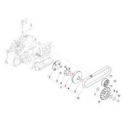 Sicherungsring PIAGGIO, Variator, 1A008144 für Vespa GTS/GTS Super/GTV 300ccm HPE (`18-)