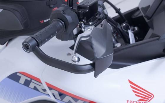 Sport Handprotektoren-Kit. Schwarz. Für 22 mm Lenker. 1-Punkt Befestigung. - Bild 5