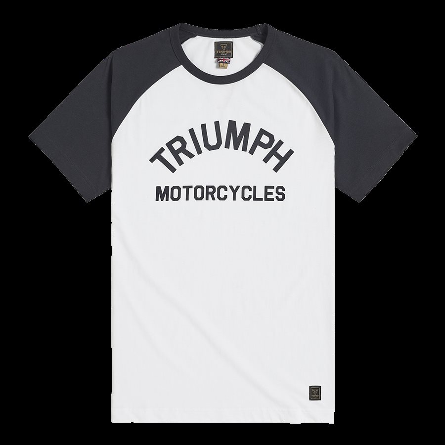 SALTERN WHITE/BLACK TEE-XL