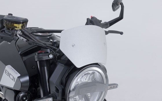 Windschild. Silbern. Husqvarna Svartpilen 801 (24-). - Bild 2