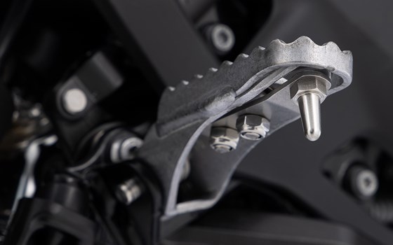 Schräglagenindikator für original BMW Standard Fußrasten R - Edelstahl - Satz - Bild 1