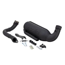 Rennauspuff POLINI Original for Polini Evolution Cylinder 200.2034R, Stahl für Vespa 90/R/SS/100/125/PV/ET3