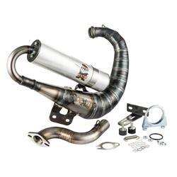 Rennauspuff DEXTER Junior Curly, Stahl für Vespa 50-125/PV/ET3/PK 50-125/S/XL/XL2