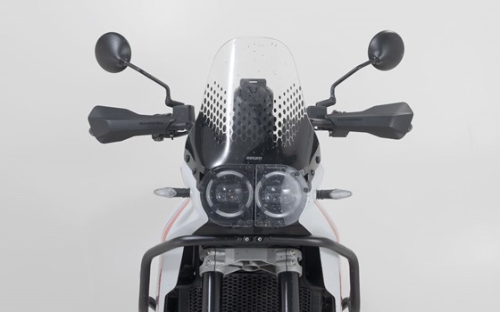 Sport Handprotektoren-Kit. Schwarz. Ducati DesertX / Rally, CFMoto 800MT-X. - Bild 2 Sport Handprotektoren-Kit. Schwarz. Ducati DesertX / Rally, CFMoto 800MT-X. - Bild 2