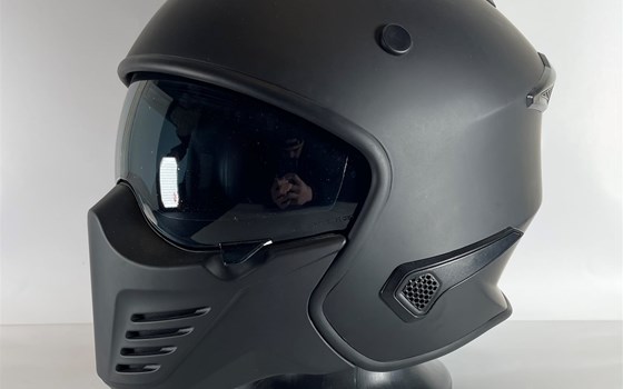 Jethelm m. Mundschutz  - Bild 2