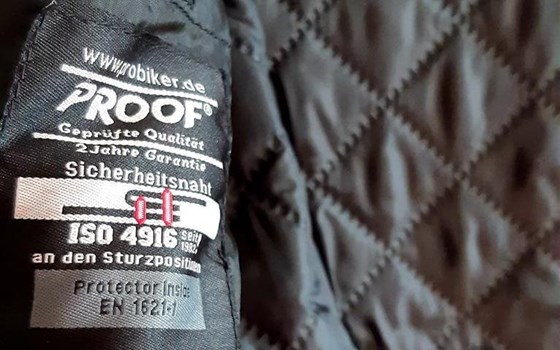 Motorradjacke Damen von Probiker /schwarz - Bild 4