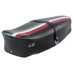 Sitzbank DIEFFE "Tricolore Italy Mezzo" für Vespa 125 VNA/VNB/GT/GTR/Super/TS/150 VBA/VBB/GL/Sprint/V/Super/T4