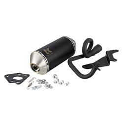 Rennauspuff TURBO KIT GMax für Vespa/PIAGGIO ET4/LX/S/Fly/Liberty/Zip II 50ccm, 4T AC, 2-Ventil