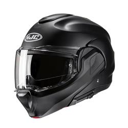 Helm HJC F100, schwarz matt, Gr. M, 57-58 cm Modularhelm