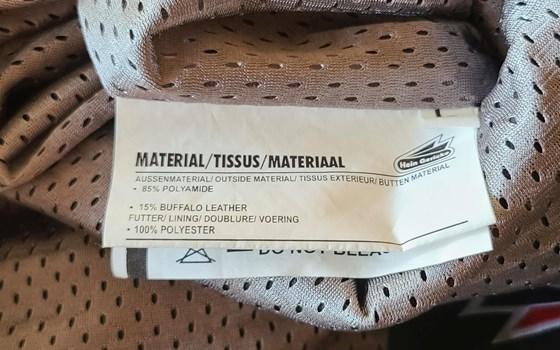 MOTORRADHOSE HEIN GERICKE aus schwarzem Textil + Büffelleder - Bild 10