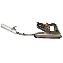 Rennauspuff SCOOTERTHEFERO Chimera Straight, Stahl für Lambretta 125 LI/LIS/DL/GP/150 LI/LIS/SX/DL/GP/175 TV 2°-3°/200 TV/SX/DL/GP