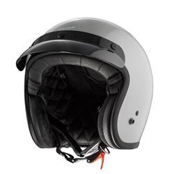 Helm PIAGGIO Vespa Versilia, grau glänzend, Gr. L, 59-60cm Jethelm