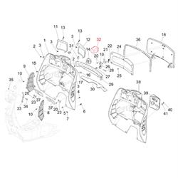 Abdeckung PIAGGIO, Werkzeugfach, Gepäckfach für Vespa GTS/GTS Super/GTV/GT 60/GT/GT L 125-300ccm