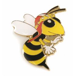 Pin mit Motiv "Wespe"