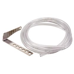 Halteblech MRP, Überlaufschläuche, Vergaser für Vespa 125 VNA-TS/150 VBA-Super/160 GS/180 SS/Rally/PX80-200/PE/Lusso/T5/Cosa