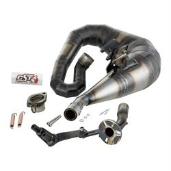 Rennauspuff CHISELSPEED CST 10 Rally/Touring, Stahl unlackiert, Dämpfer: OHNE Endschalldämpfer für Lambretta 125 LI/LIS/DL/GP/150 LI/LIS/SX/DL/GP/175 TV 2°-3°