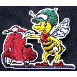 Aufnäher mit Motiv Vespa Wespe