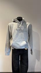 Hoodie - Hellgrau mit  Print in Dunkelgrau