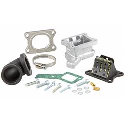 Ansaugstutzen Kit MALOSSI X360 Membran für Vespa 125 VNB-TS/150 VBA-Super/PX80-150/PE/Lusso/T5/Cosa