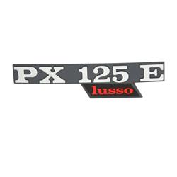 Schriftzug PX 125 E Lusso Seitenhaube links 199362 für Vespa PX125 E Lusso/EFL/Arcobaleno