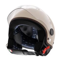 Helm PIAGGIO Vespa Visor 4.0, beige matt, Avvolgente, Gr. XS, 53-54cm Jethelm
