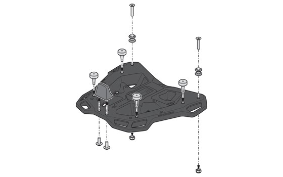 DUSC L Topcase-System. Schwarz. 41 l. Harley-Davidson Road Glide (24-). - Bild 4