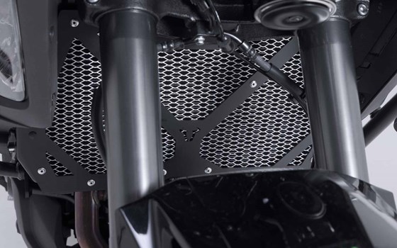 Kühlerschutz. Schwarz/Silbern. Versys 1000 (18-) / 1100 (24-). - Bild 3