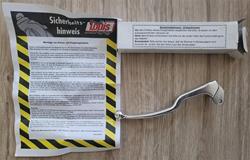 Neuer Kupplungshebel in Silber für diverse Suzuki-Modelle (z.B. GSX-R 1000) von Louis, nicht verstellbar, Bestellnummer: 10019778, Versand gegen Aufpreis möglich