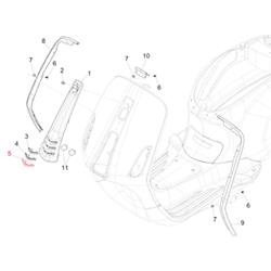 Kaskadeneinsatz PIAGGIO, unten für Vespa Primavera/Sprint 50-150ccm ('18-)