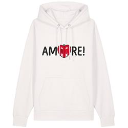 Kapuzen-Sweatshirt/Hoodie SIP mit Herz aus "Vespa" Seitenhauben Größe: M Unisex