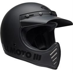 Helm BELL MOTO 3 Classic, schwarz matt, Gr. M, 57-58cm Crosshelm