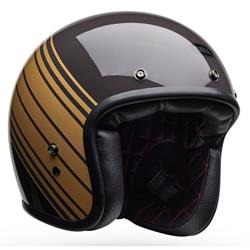 Helm BELL Custom 500 Edge, braun/gold glänzend, Gr. XL, 61-62cm Jethelm