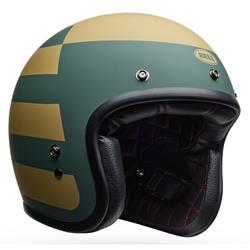 Helm BELL Custom 500 Parlor, grün/gold matt, Gr. XL, 61-62cm Jethelm