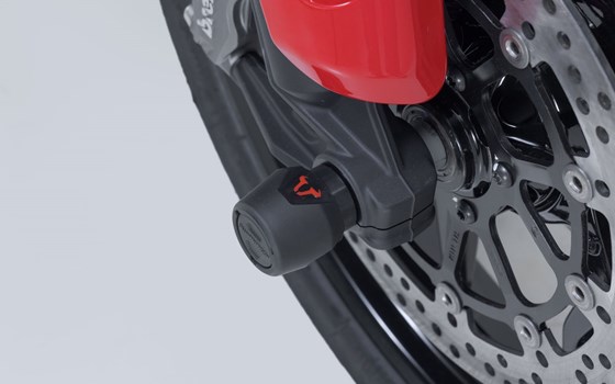 Sturzpad-Kit für Vorderachse. Schwarz. Ducati Multistrada V2 / V2 S (24-). - Bild 4