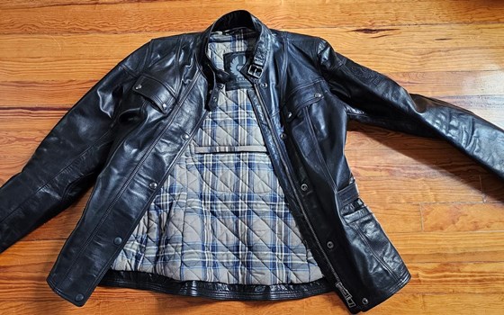 Belstaff Lederjacke schwarz wie neu - Bild 1