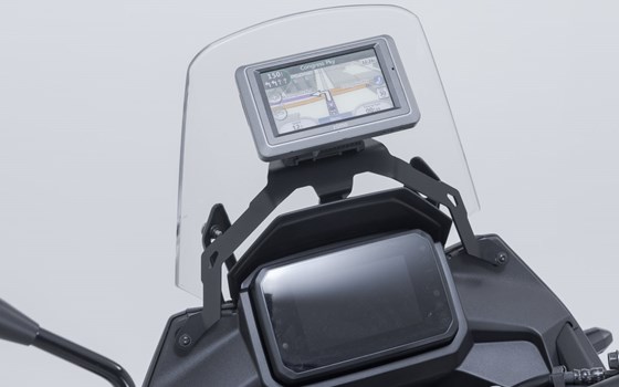 Navi-Halter im Cockpit. Schwarz. Honda XL750 Transalp (24-). - Bild 2