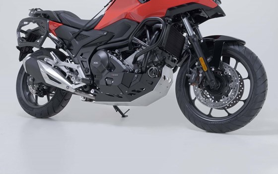 Motorschutz. Schwarz/Silbern. Honda NC700 / NC750 mit DCT. - Bild 1