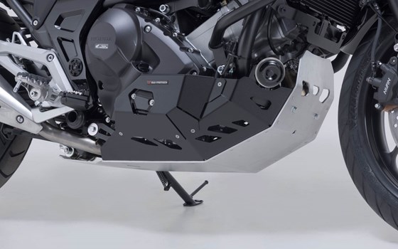Motorschutz. Schwarz/Silbern. Honda NC700 / NC750 mit DCT. - Bild 2