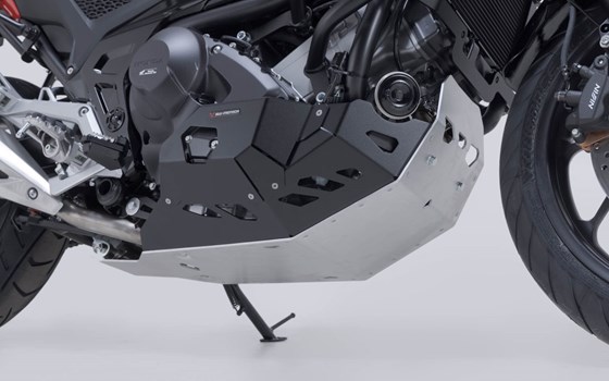 Motorschutz. Schwarz/Silbern. Honda NC700 / NC750 mit DCT. - Bild 3