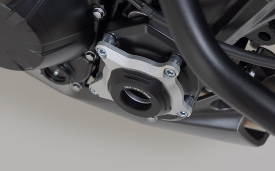 Motorgehäusedeckel-Schutz. Schwarz/Silbern. Kawasaki Z900-Modelle (16-). - Bild 4