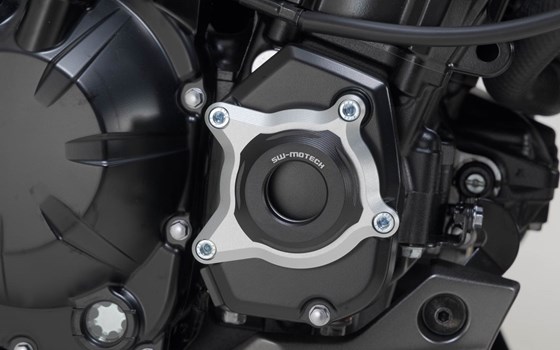 Motorgehäusedeckel-Schutz. Schwarz/Silbern. Kawasaki Z900-Modelle (16-). - Bild 5