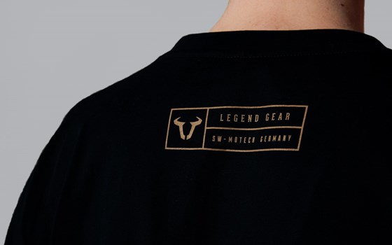 T-Shirt. Legend Gear. Schwarz. Herren. Größe M. - Bild 3