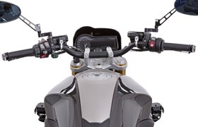 Rohrlenker - schwarz - vorgebohrt