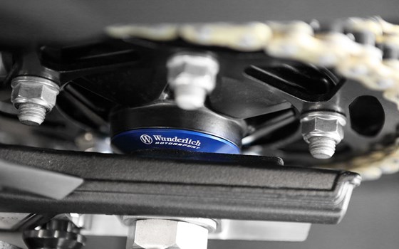 Hinterrad Distanzhülse TRACKDAY - Kettenseite- blau - Bild 3